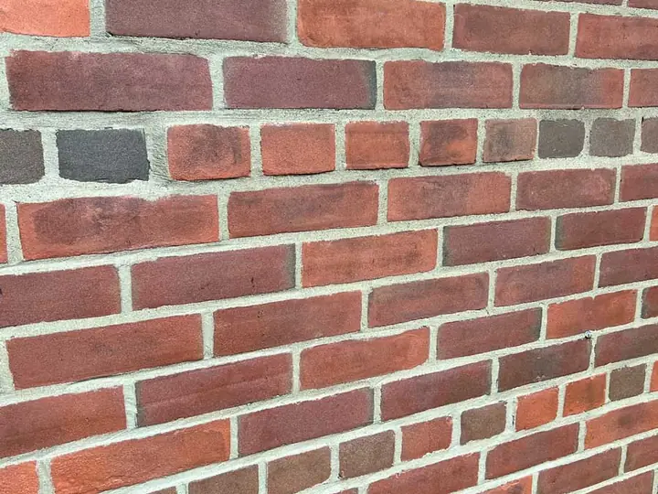After: brick wall